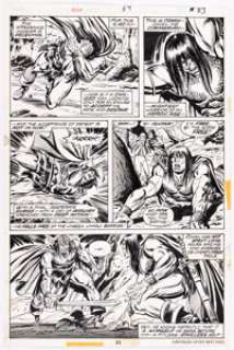 John Buscema and Tom Palmer Conan the Barbarian #54 Story Page 14 Original Art (Marvel, 1975). | Heritage