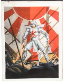 Peter Bollinger 1994 Fleer Ultra X-Men #79 Silver Samurai Trading Card Painting Original Art (Fleer, 1994). | Heritage