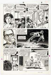 John Byrne and Tom Palmer Star Brand #12 Story Page 8 Original Art (Marvel, 1987).