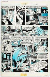 Bill Sienkiewicz and Tom Palmer Marvel Preview #21 Moon Knight Story Page 20 Original Art (Marvel, 1980). | Heritage