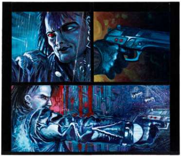 James O‘Barr - Gothik Unpublished Ad Illustration Original Art (1992).