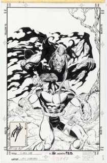 Ron Lim and Harry Candelario X-Men 2099 #16 Cover Original Art (Marvel, 1995). | Heritage