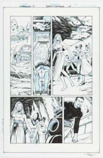Wayne Faucher [Scot Eaton printed blue lines] Imperium #7 Story Page 14 Original Art (Valiant, 2015).