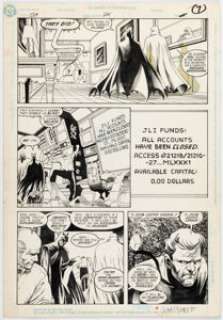 Adam Hughes and Art Nichols Justice League America #34 Story Page 5 Original Art (DC, 1990). | Heritage