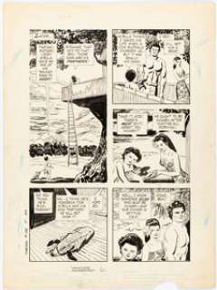 Jesse Marsh Tarzan #136 Story Page 6 Original Art (Gold Key, 1963).