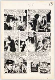 Joe Orlando Tales from the Crypt #29 "A Rottin’ Trick!" Story Page 5 Original Art (EC, 1952). | Heritage