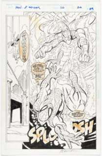 Alex Saviuk and Rob Stull The Adventures of Spider-Man #10 Story Page 20 Original Art (Marvel, 1997). | Heritage