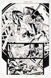 Scott McDaniel and Aaron Sowd Nightwing: The Target #1 Story Page 41 Original Art (DC, 2001). | Heritage