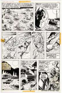 Ross Andru and Tom Palmer Doc Savage #4 Story Page 18 Original Art (Marvel, 1973). | Heritage