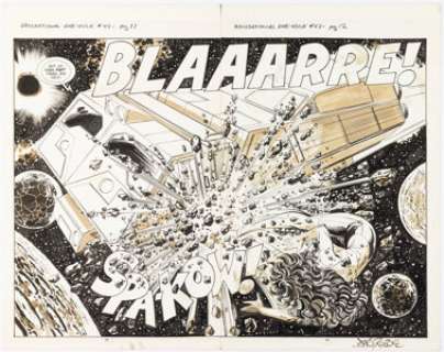 John Byrne The Sensational She-Hulk #42 Double Splash Pages 11-12 Original Art (Marvel, 1992). (Total: 2 Original Art) | Heritage