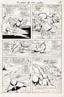 Carmine Infantino and Sid Greene The Flash #173 Story Page 14 Original Art (DC, 1967). | Heritage