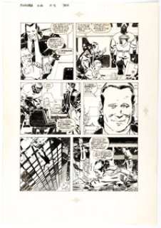 Jorgé Zaffino The Punisher: Kingdom Gone Story Page 5 Original Art (Marvel, 1990).