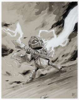 Ben Bishop Canto #5 Variant Cover Original Art (IDW, 2019).