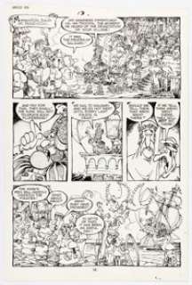 Sergio Aragonés Groo the Wanderer #33 Story Pages 10 Original Art (Marvel, 1987). | Heritage