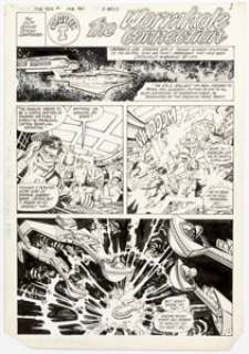 Tom Sutton and Ricardo Villagrán Star Trek #1 Story Page 2 Original Art (DC, 1984).
