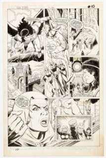 Eduardo Barreto and Romeo Tanghal New Teen Titans #14 Story Page 8 Original Art (DC, 1985).