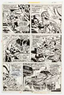Frank Robbins and Frank Springer What If? #4 Invaders Story Page 25 Original Art (Marvel, 1977). | Heritage