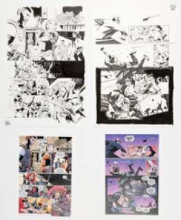 Victor Santos Sleepy Hollow: Providence #1 Story Page 18 and Big Trouble in Little China #21 Story Page 8 Original Art (Boom! Studios, 2015-2016). (Total: 2 Items)