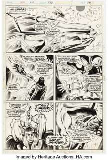 John Buscema and Jim Mooney Thor #215 Story Page 16 Original Art (Marvel, 1973). | Heritage