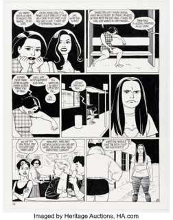 Jaime Hernandez Love and Rockets #44 Maggie and Penny Century Story Page 9 Original Art (Fantagraphics, 1994). | Heritage