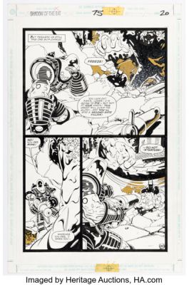 Mark Buckingham and Wayne Faucher Batman: Shadow of the Bat #75 Mr. Freeze and Ultimate Clayface Story Page 20 Original Art (DC, 1998).