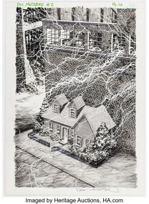 Bernie Wrightson Doc Macabre #2 Splash Page 10 Original Art (IDW, 2011). | Heritage