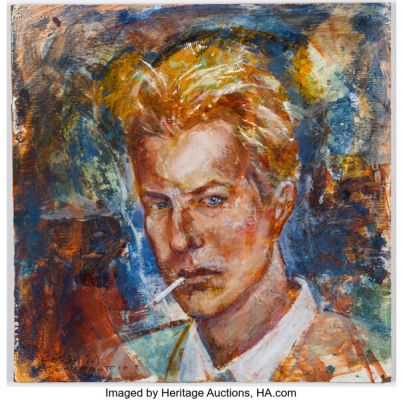Bill Koeb - David Bowie Painting Original Art (2021).