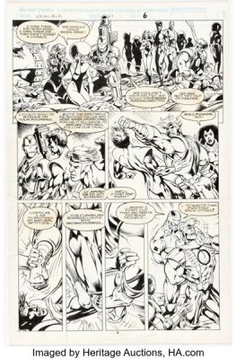 Alan Davis and Mark Farmer Excalibur #67 Story Page 5 Original Art (Marvel, 1993). | Heritage