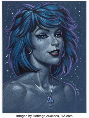 Joseph Michael Linsner - Death from Sandman Illustration Original Art (2024). | Heritage