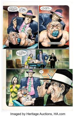 Carlos Ezquerra Judge Dredd the Megazine Prog #13 "Al’s Baby" Story Page 7 Original Art (Fleetway, 1991). | Heritage