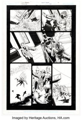 Don Kramer and Wayne Faucher Detective Comics #828 Riddler Story Page 19 Original Art (DC, 2007).