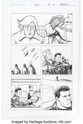 Russ Braun The Boys #49 Story Page 20 Original Art (Dynamite, 2010).