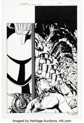 Chris Sprouse and Karl Story Tom Strong and the Robots of Doom #3 Cover Original Art (DC/America‘s Best Comics, 2010).