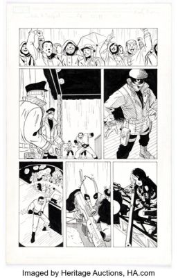 Reilly Brown and Jeremy Freeman Cable & Deadpool #28 Domino Story Page 19 Original Art (Marvel, 2006).