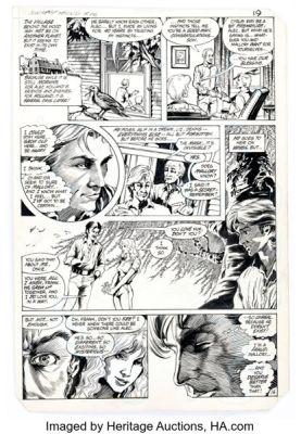 Stephen Bissette and John Totleben The Saga of Swamp Thing #16 Story Page 16 Original Art (DC, 1983). | Heritage