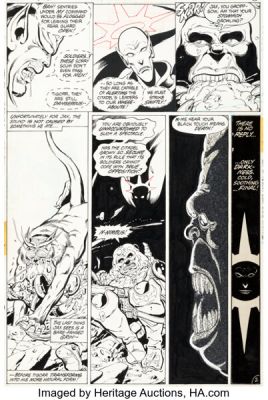 Keith Giffen and Mike DeCarlo The Omega Men #1 Story Page 2 Original Art (DC, 1983). | Heritage