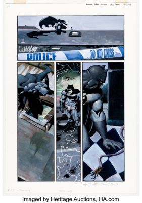 John Bolton Batman / Joker: Switch #1 Painted Story Page 45 Original Art (DC, 2003). | Heritage