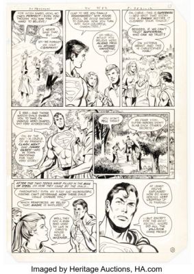 Irv Novick and Frank McLaughlin DC Comics Presents #44 Superman and Dial H for Hero Story Page 12 Original Art (DC, 1982). | Heritage