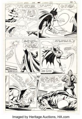 Irv Novick and Vince Colletta Batman #322 Captain Boomerang Story Page 12 Original Art (DC, 1980).