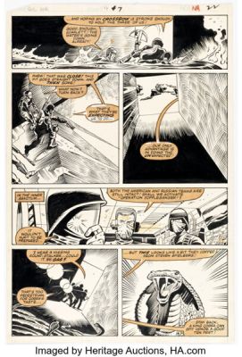 Herb Trimpe and Chic Stone G.I. Joe, a Real American Hero #7 Story Page 16 Original Art (Marvel, 1983). | Heritage