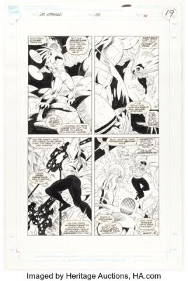 Jackson "Butch" Guice and Doug Hazlewood Doctor Strange, Sorcerer Supreme #24 Story Page 14 Original Art (Marvel, 1990). | Heritage