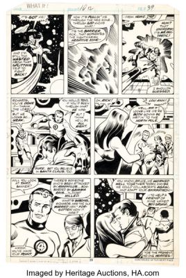 Sal Buscema and Bill Black What If? #12 "What If Rick Jones Had Become the Hulk?" Story Page 29 Original Art (Marvel, 1978).