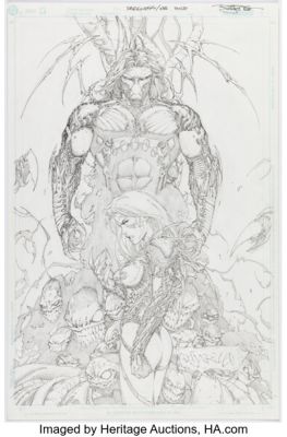 Mark Pajarillo - Darkness and Witchblade Specialty Illustration Original Art (c. 2000). | Heritage