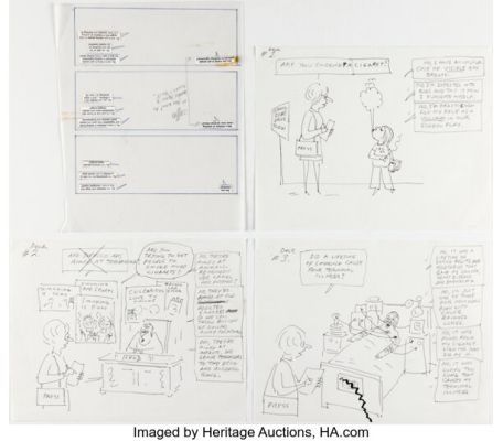 Al Jaffee MAD #381 "Snappy Answers to Stupid Questions" Preliminaries Original Art Group of 14 (EC, 1999). (Total: 14 Original Art) | Heritage
