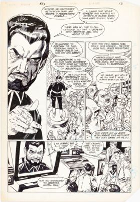 Gil Kane Action Comics #553 Vandal Savage Story Page 10 Original Art (DC, 1984).