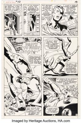 Frank Springer and Johnny Craig Nick Fury, Agent of SHIELD #10 Story Page 10 Original Art (Marvel, 1969). | Heritage