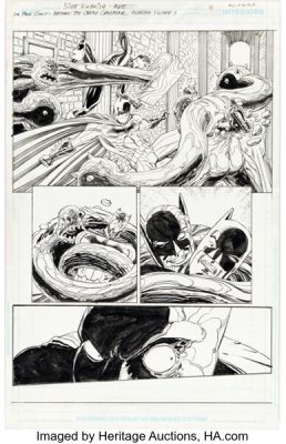 Scott Koblish Batman: The Caped Crusader Giant #1 Nightwing and Clayface Story Page 9 Original Art (DC, 2020).