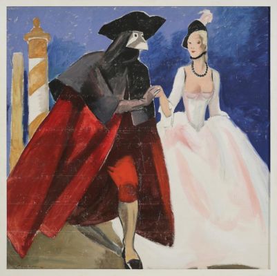 Lot 153 - DUDOVICH MARCELLO (1878 - 1962) - CARNIVAL IN VENICE | Capitolium Art