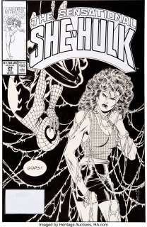 Mike Zeck - Sensational She-Hulk #29 Cover 1991