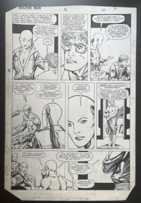 Barry Windsor Smith (BWS) Machine Man Original Marvel Page